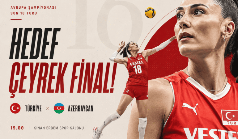 A Milli Kadın Voleybol Takımı Azerbaycan karşısında