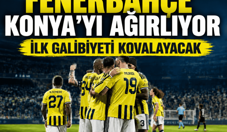 Fenerbahçe, Konyaspor karşısında ilk galibiyetini arıyor