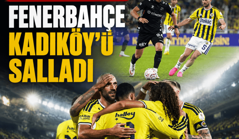 Kadıköy’de gol şöleni! Fenerbahçe Konyaspor’a geçit vermedi