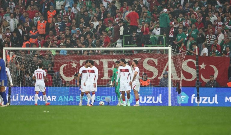 A Milli Futbol Takımı’ndan Uluslar A Ligi’ne kötü başlangıç