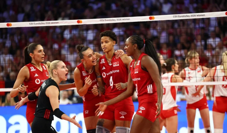 A Milli Kadın Voleybol Takımı çeyrek final maçında Almanya karşısında