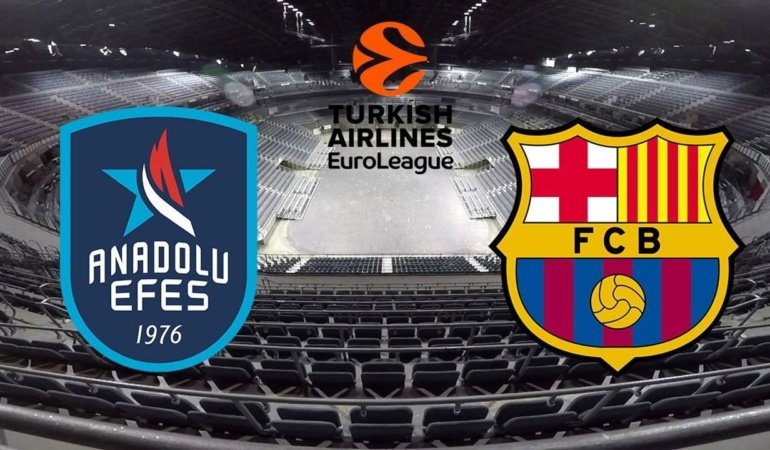 Barcelona Anadolu Efes maçı ne zaman, saat kaçta, hangi kanalda? EuroLeague Barcelona-Anadolu Efes canlı yayın