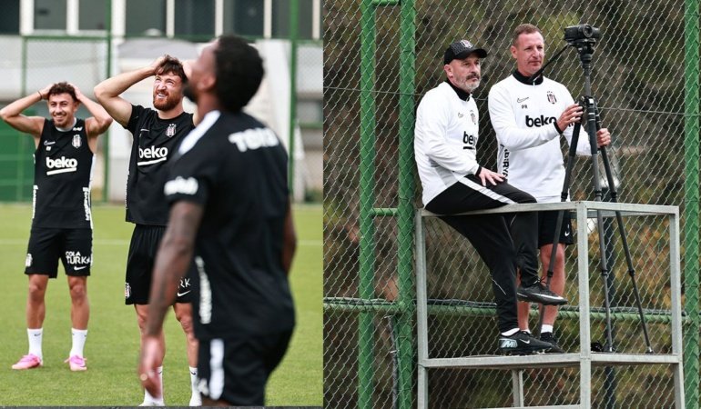 Beşiktaş, Marsilya maçı hazırlıklarını sürdürdü