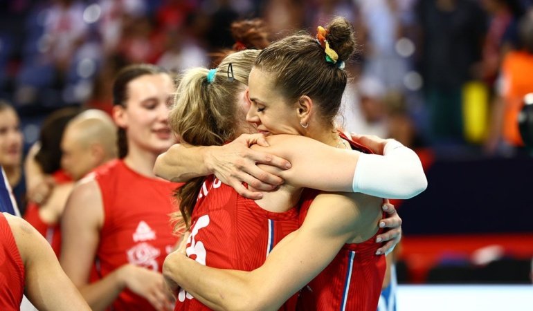 CEV Avrupa Şampiyonası'nda bronz madalya Sırbistan'ın