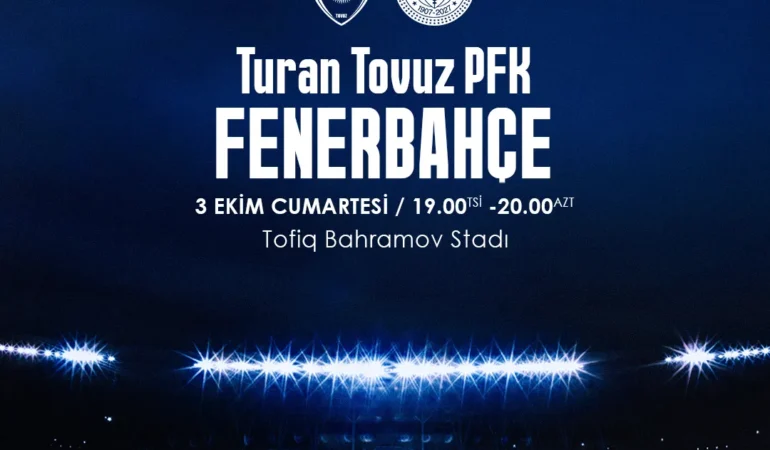 Fenerbahçe'nin hazırlık maçı belli oldu! Rakip Azerbaycan'dan Turan Tovuz