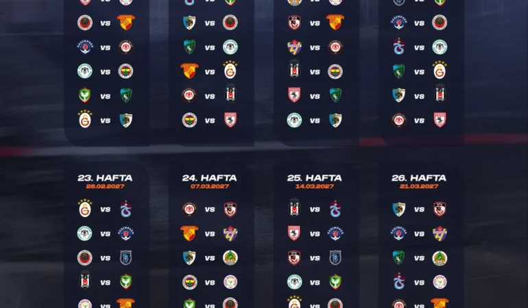 Galatasaray-Fenerbahçe derbisinin tarihi belli oldu