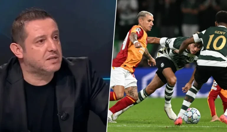 Galatasaray maçında o karar kriz çıkardı! Nihat Kahveci'den hakeme çok sert tepki: "Sporting 12 kişiyle oynadı!"