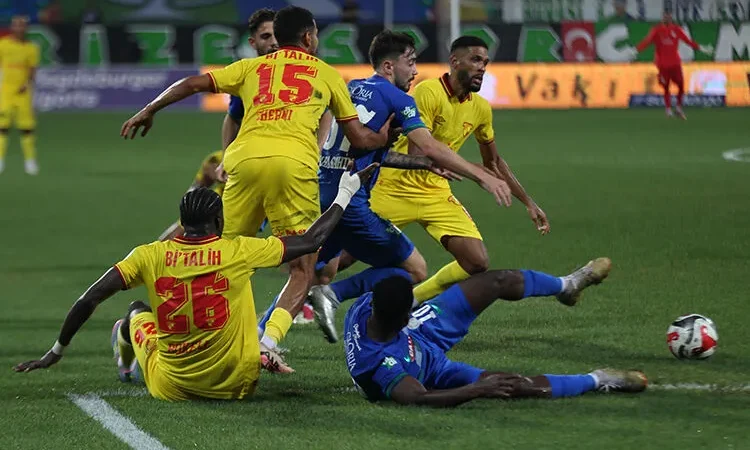 Göztepe ile Rizespor puanları paylaştı: 2-2