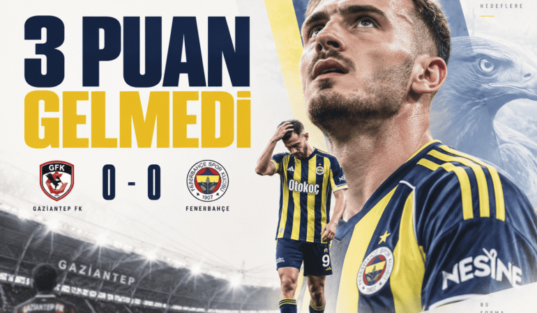 Kanarya Gaziantep'te uçamadı! 2 puan gitti