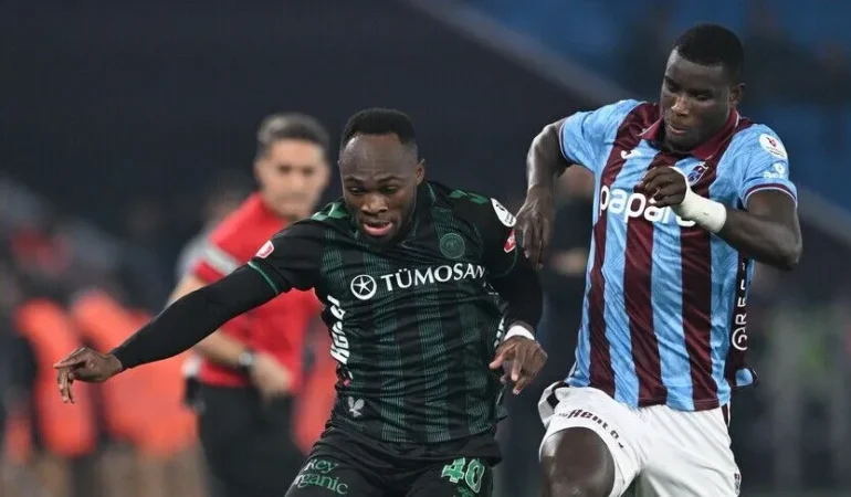 Konyaspor-Trabzonspor maçı başladı