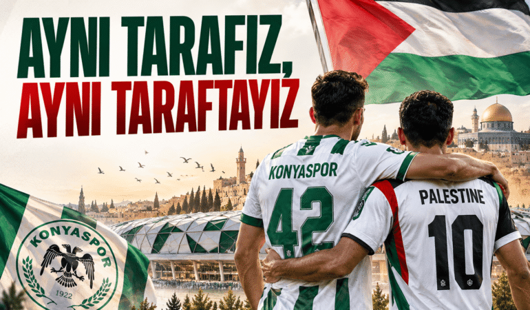 Konyaspor'dan Filistin ile anlamlı dostluk maçı