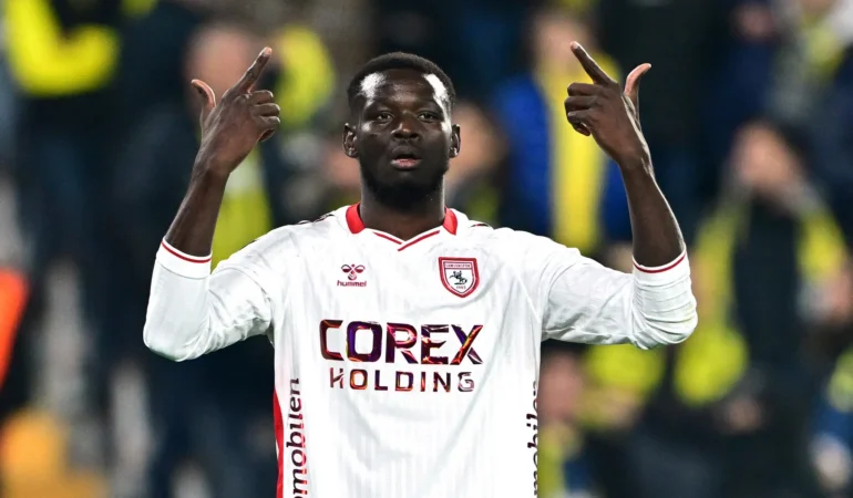 Samsunspor'un golcüsü Marius Mouandilmadji Olympiakos'a transfer oldu
