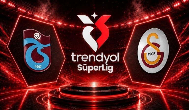 Süper Lig’de dev derbi: Trabzonspor – Galatasaray maçı başladı
