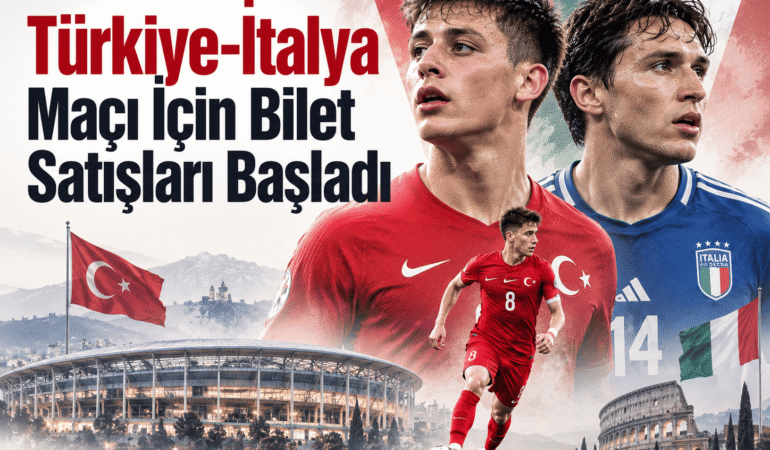 Türkiye-İtalya maçı için bilet satışları başladı