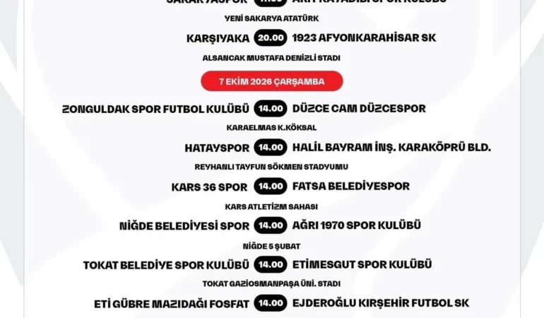 Ziraat Türkiye Kupası'nda 2. tur heyecanı! İşte maç programı