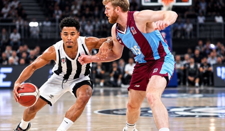Beşiktaş, Trabzonspor'u yenerek Basketbol Süper Ligi'nde ilk galibiyetini aldı