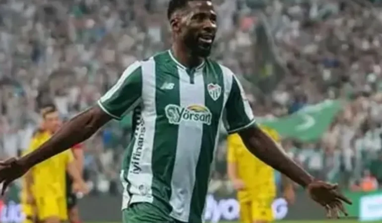 Bursasporlu Kelechi Iheanacho, Muğlaspor maçında da gol atarak serisini 10 karşılaşmaya çıkardı