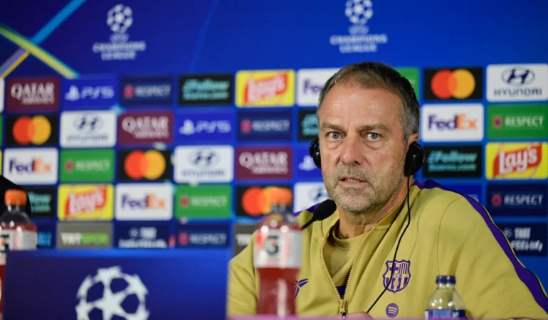 Devler Ligi öncesi Barcelona hocası Flick'ten çarpıcı sözler! RAMS Park itirafı: "Dünyanın en iyi atmosferi!"