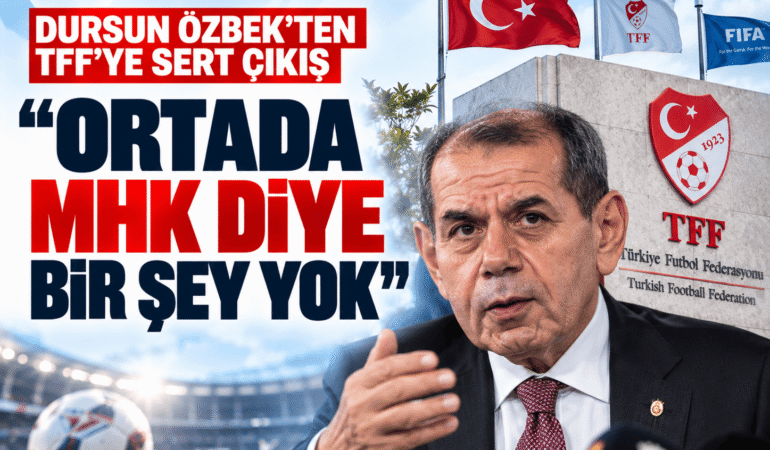 Dursun Özbek’ten TFF’ye sert çıkış: “Ortada MHK diye bir şey yok”