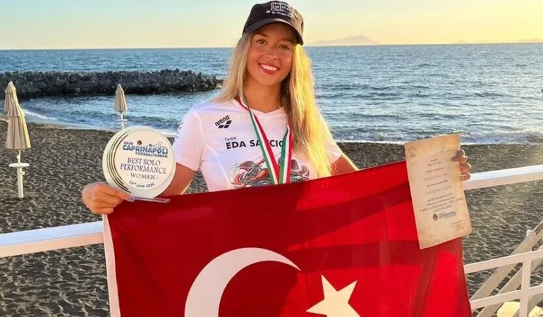 Eda Savcıgil tarih yazdı! 32 kilometrede çifte rekor