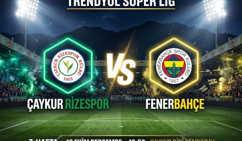 Fenerbahçe, Rizespor karşısında 3 puan için sahada