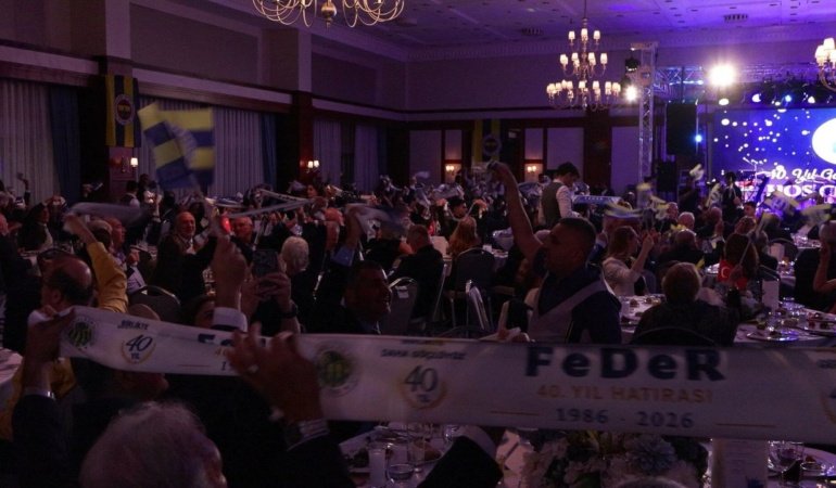 Fenerbahçeliler Derneği’nin 40’ıncı yılı kutlandı