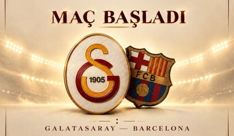 Galatasaray Barcelona karşısında: Şampiyonlar Ligi’nde ilk düdük çaldı