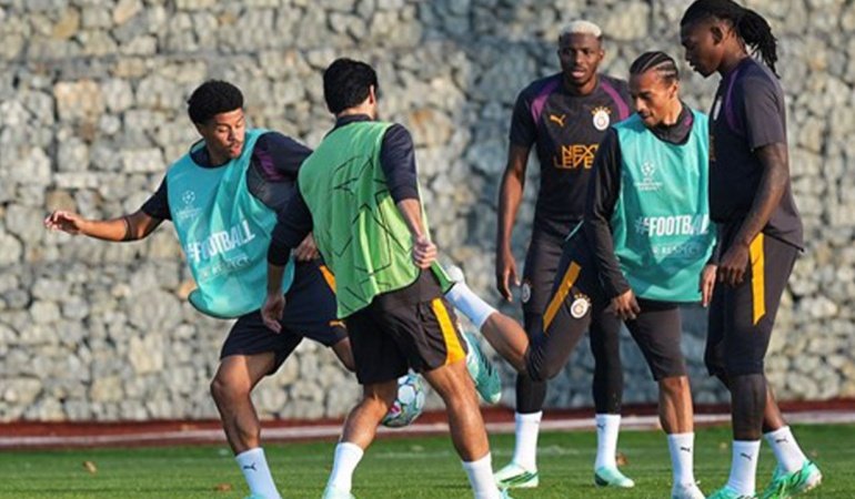 Galatasaray, Barcelona maçının hazırlıklarına devam etti