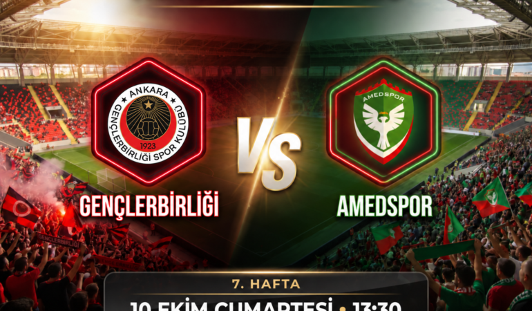 Gençlerbirliği–Amedspor maçında geri sayım bitti
