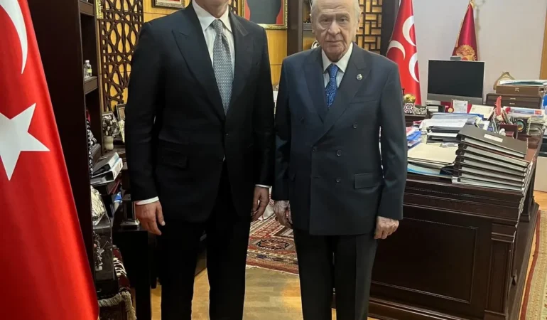 TFF Başkanı Hacıosmanoğlu'ndan Devlet Bahçeli'ye ziyaret! İşte görüşmenin detayları