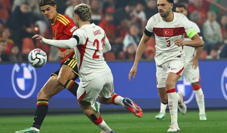 UEFA Uluslar Ligi: Belçika: 3 – Türkiye: 0